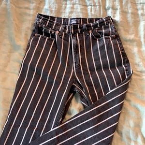 Abercrombie Womens Pinstripe Jeans